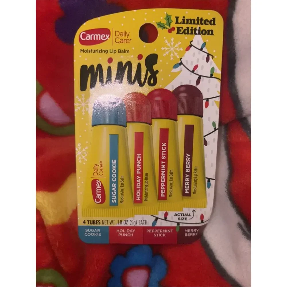 CARMEX MINIS LIP BALM 4 Pack Limited Edition Christmas Set 2025 BRAND NEW